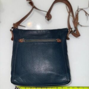 The Sak‎ blue leather crossbody bag deep teal  #leather #crossbodybag